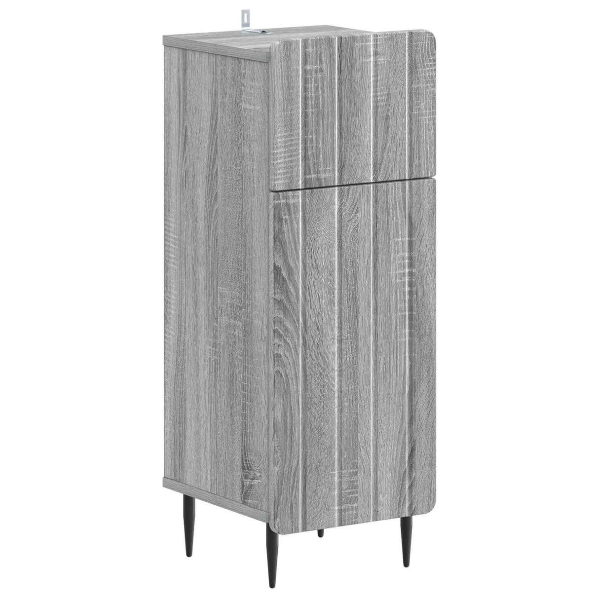 vidaXL Badkamer Opbergkast ZWOLLE Wit 30 x 31 x 79,5 cm Bewerkt hout