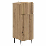 vidaXL Badkamer Opbergkast ZWOLLE Wit 30 x 31 x 79,5 cm Bewerkt hout
