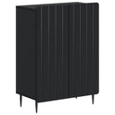 vidaXL Badkamer Opbergkast ZWOLLE Wit 59,5 x 31 x 79,5 cm Bewerkt hout