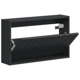 vidaXL Wall-Mounted Shoe Cabinet ZWOLLE 71 x 17 x 43 cm White