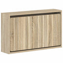 vidaXL Wall-Mounted Shoe Cabinet ZWOLLE 71 x 17 x 43 cm White