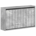vidaXL Wall-Mounted Shoe Cabinet ZWOLLE 71 x 17 x 43 cm White
