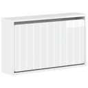 vidaXL Wall-Mounted Shoe Cabinet ZWOLLE 71 x 17 x 43 cm White