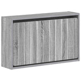 vidaXL Wall-Mounted Shoe Cabinet ZWOLLE 71 x 17 x 43 cm White