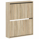 vidaXL Wandgemonteerde Schoenenkast ZWOLLE 71 x 17 x 86 cm Wit