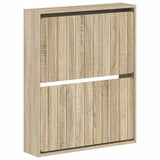 vidaXL Wandgemonteerde Schoenenkast ZWOLLE 71 x 17 x 86 cm Wit