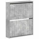 vidaXL Wandgemonteerde Schoenenkast ZWOLLE 71 x 17 x 86 cm Wit