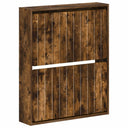 vidaXL Wandgemonteerde Schoenenkast ZWOLLE 71 x 17 x 86 cm Wit
