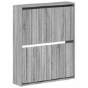 vidaXL Wandgemonteerde Schoenenkast ZWOLLE 71 x 17 x 86 cm Wit