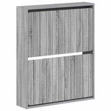 vidaXL Wandgemonteerde Schoenenkast ZWOLLE 71 x 17 x 86 cm Wit