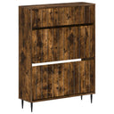 vidaXL Shoe Cabinet ZWOLLE 78x24x103 cm Engineered Wood White