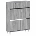 vidaXL Shoe Cabinet ZWOLLE 78x24x103 cm Engineered Wood White