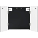 vidaXL Dartbord Kabinet ZWOLLE Wit 52,5 x 10,5 x 57,5 cm Bewerkt hout