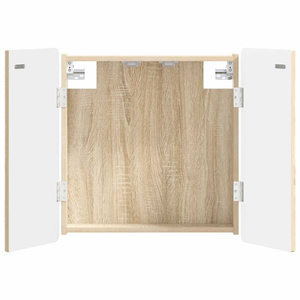 vidaXL Dartbord Kabinet ZWOLLE Wit 52,5 x 10,5 x 57,5 cm Bewerkt hout