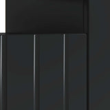 vidaXL LED tv-meubel Wit Bewerkt hout