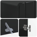 vidaXL Toiletkast ZWOLLE Wit 66 x 25,5 x 190 cm Bewerkt hout