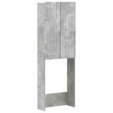 vidaXL Toiletkast ZWOLLE Wit 66 x 25,5 x 190 cm Bewerkt hout