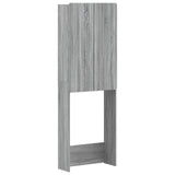 vidaXL Toiletkast ZWOLLE Wit 66 x 25,5 x 190 cm Bewerkt hout