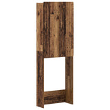 vidaXL Toiletkast ZWOLLE Wit 66 x 25,5 x 190 cm Bewerkt hout