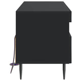 vidaXL LED tv-meubel Wit Bewerkt hout