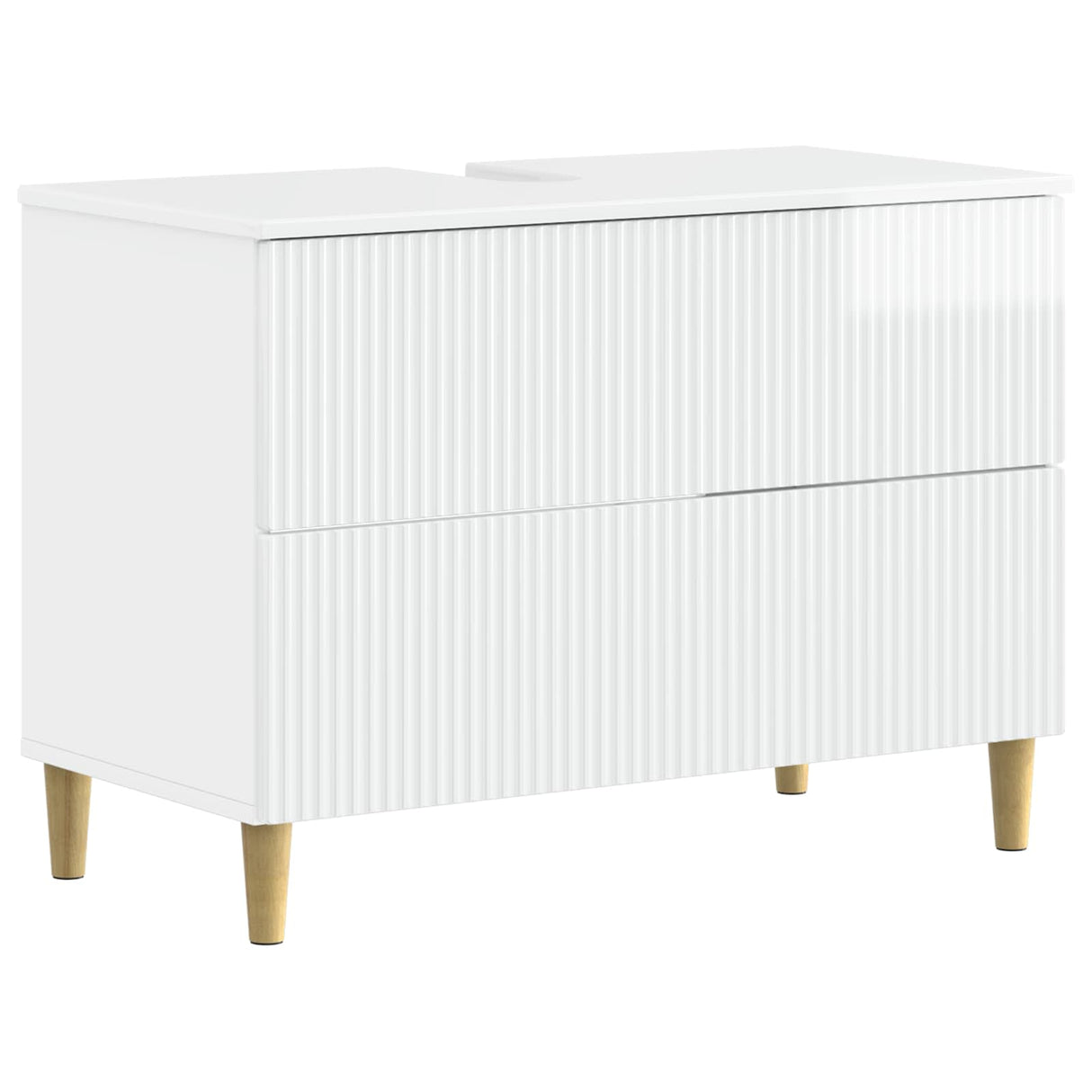 vidaXL Washbasin cabinet for the bathroom ARNHEM White 82 x 41 x 59 cm