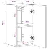 vidaXL Bathroom Wall Cabinet ARNHEM White 30 x 31 x 59 cm Engineered wood