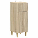 vidaXL Badkamer Opbergkast ARNHEM Wit 30 x 31 x 80 cm Bewerkt hout