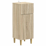 vidaXL Badkamer Opbergkast ARNHEM Wit 30 x 31 x 80 cm Bewerkt hout