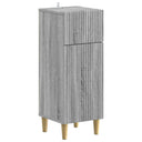 vidaXL Badkamer Opbergkast ARNHEM Wit 30 x 31 x 80 cm Bewerkt hout