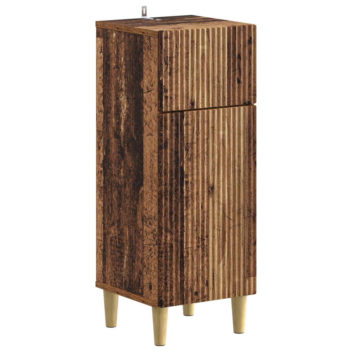 vidaXL Badkamer Opbergkast ARNHEM Wit 30 x 31 x 80 cm Bewerkt hout
