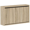 vidaXL Wandgemonteerde Schoenenkast ARNHEM 71 x 17 x 43 cm Wit