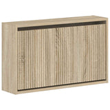 vidaXL Wandgemonteerde Schoenenkast ARNHEM 71 x 17 x 43 cm Wit