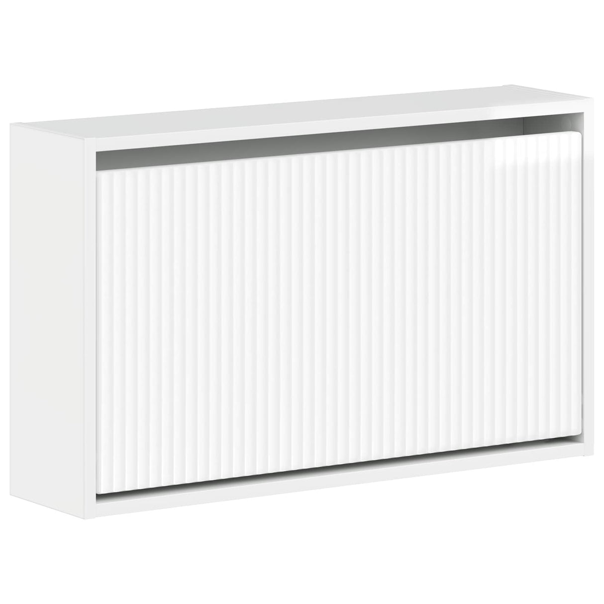 vidaXL Wandgemonteerde Schoenenkast ARNHEM 71 x 17 x 43 cm Wit