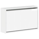 vidaXL Wandgemonteerde Schoenenkast ARNHEM 71 x 17 x 43 cm Wit