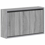 vidaXL Wandgemonteerde Schoenenkast ARNHEM 71 x 17 x 43 cm Wit
