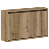 vidaXL Wandgemonteerde Schoenenkast ARNHEM 71 x 17 x 43 cm Wit