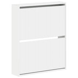 vidaXL Wandgemonteerde Schoenenkast ARNHEM 71 x 17 x 86 cm Wit