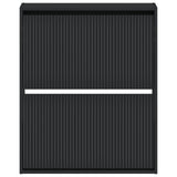 vidaXL Wandgemonteerde Schoenenkast ARNHEM 71 x 17 x 86 cm Wit