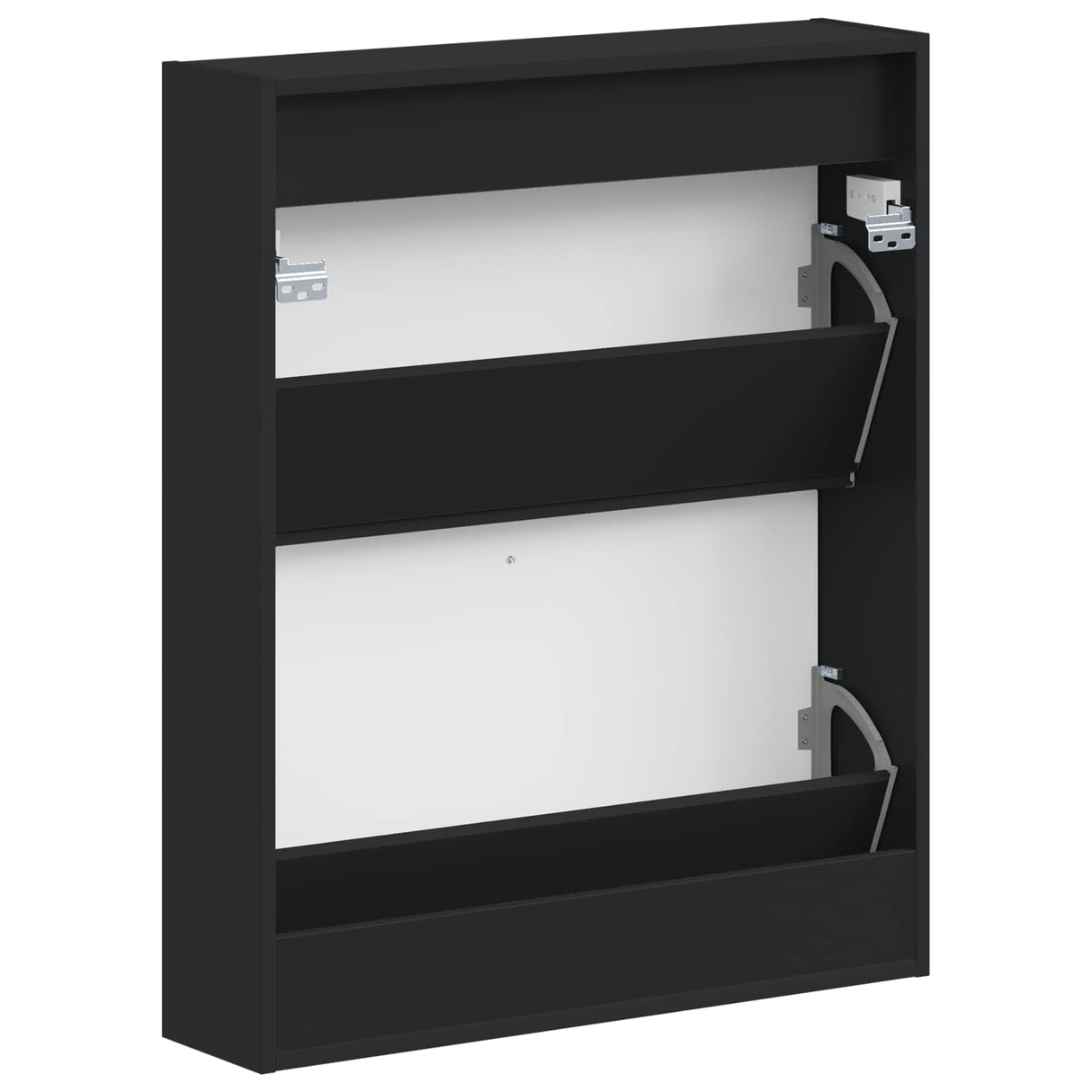 vidaXL Wandgemonteerde Schoenenkast ARNHEM 71 x 17 x 86 cm Wit
