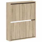 vidaXL Wandgemonteerde Schoenenkast ARNHEM 71 x 17 x 86 cm Wit