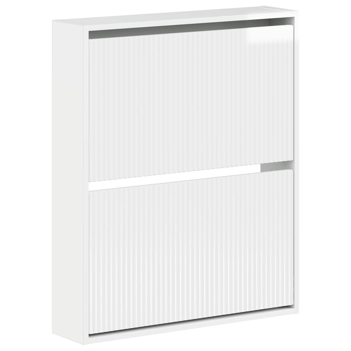 vidaXL Wandgemonteerde Schoenenkast ARNHEM 71 x 17 x 86 cm Wit