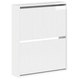 vidaXL Wandgemonteerde Schoenenkast ARNHEM 71 x 17 x 86 cm Wit