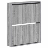 vidaXL Wandgemonteerde Schoenenkast ARNHEM 71 x 17 x 86 cm Wit