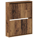 vidaXL Wandgemonteerde Schoenenkast ARNHEM 71 x 17 x 86 cm Wit