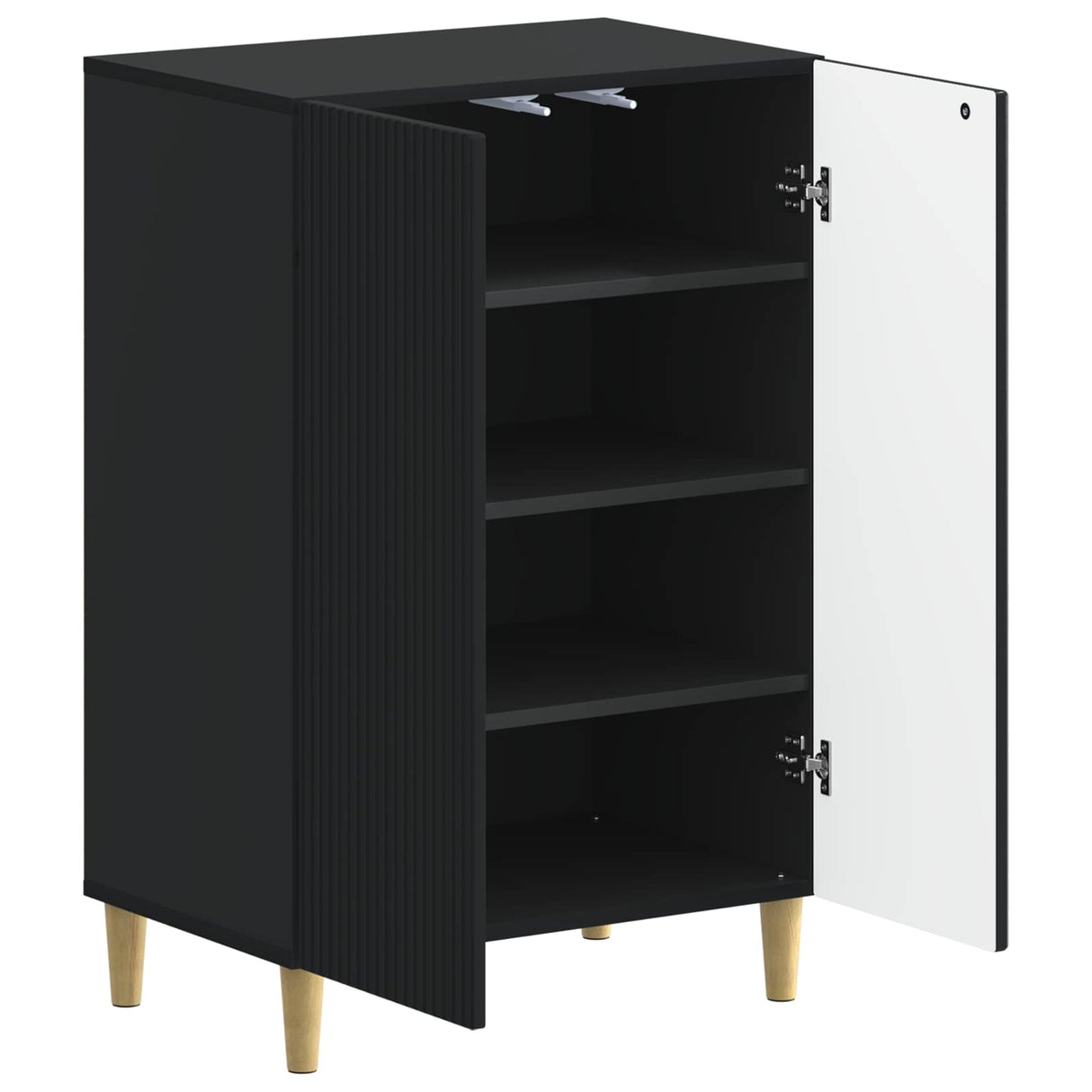 vidaXL Schoenenkast ARNHEM 59,5 x 39,5 x 90 cm Bewerkt hout Wit