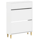 vidaXL Schoenenkast ARNHEM 78 x 24 x 103 cm Bewerkt hout Wit