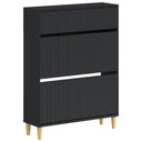 vidaXL Schoenenkast ARNHEM 78 x 24 x 103 cm Bewerkt hout Wit