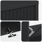 vidaXL Schoenenkast ARNHEM 78 x 24 x 103 cm Bewerkt hout Wit