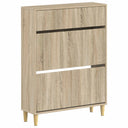 vidaXL Schoenenkast ARNHEM 78 x 24 x 103 cm Bewerkt hout Wit