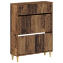 vidaXL Schoenenkast ARNHEM 78 x 24 x 103 cm Bewerkt hout Wit